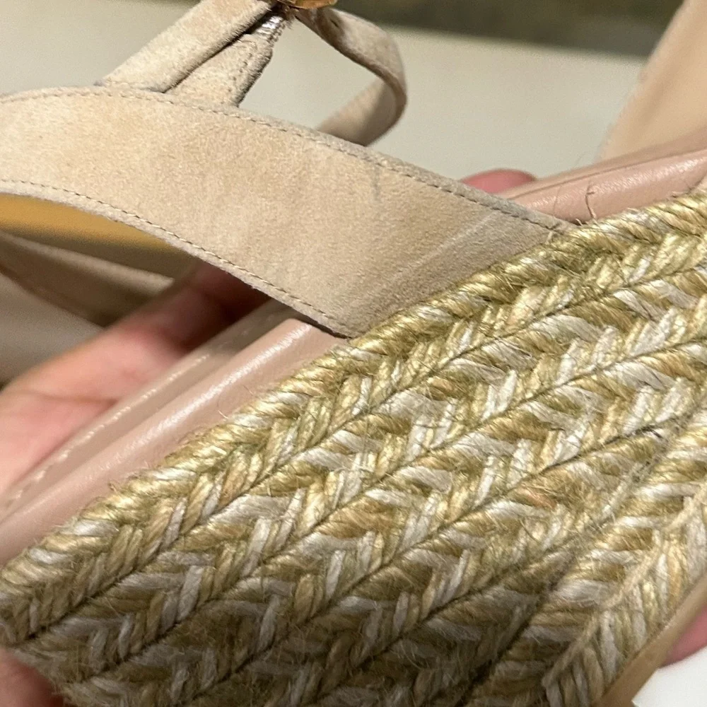 🌹STUART WEITZMAN🌹 Tia Espadrille Wedge Sandal Size: 8.5B